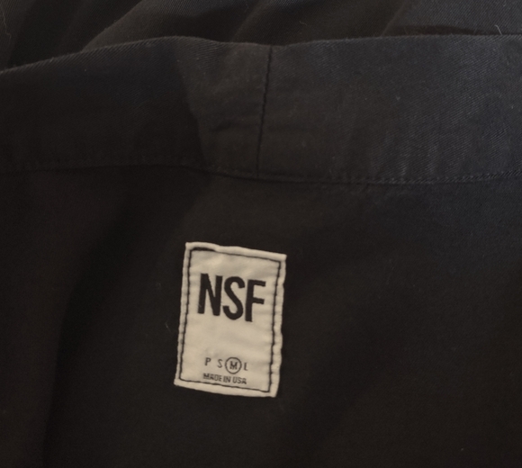 NSF Clothing Black Tencel Maxi Wide Sleeve Robe - Picture 5 of 6